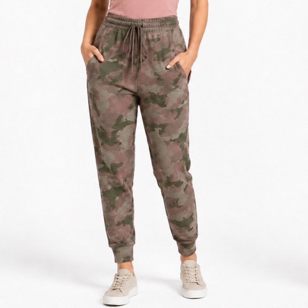 Sweet Pea NY & Co Pink Camo Joggers XL Stacy Frati Pants Casual Chic 114-03